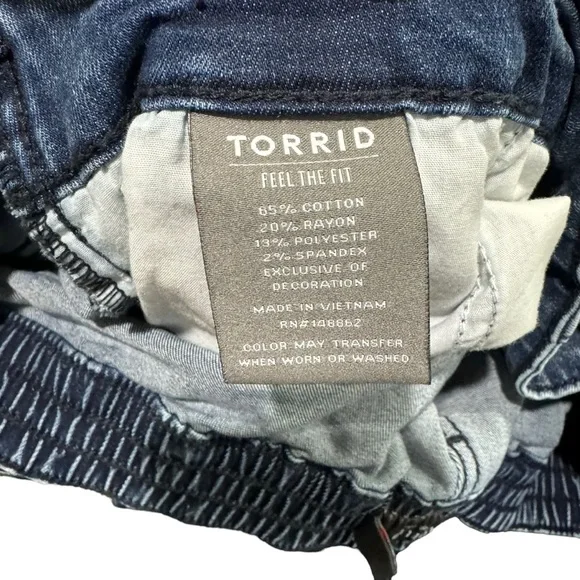 Torrid Pull-On Boyfriend Straight Super Soft Mid-Rise Jean 2S 2X Venus - Picture 9 of 9